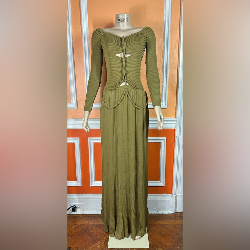 ALTUZARRA
Imia Textured Knit Cutout Gown